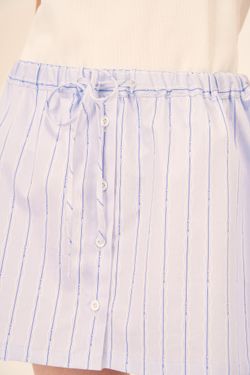 Юбка хлопковая (Матч-поинт), голубая