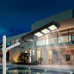 Консольный светильник ЭРА ERAKSC60-02 светодиодный уличный на солнечных батареях с датчиком движения 60W