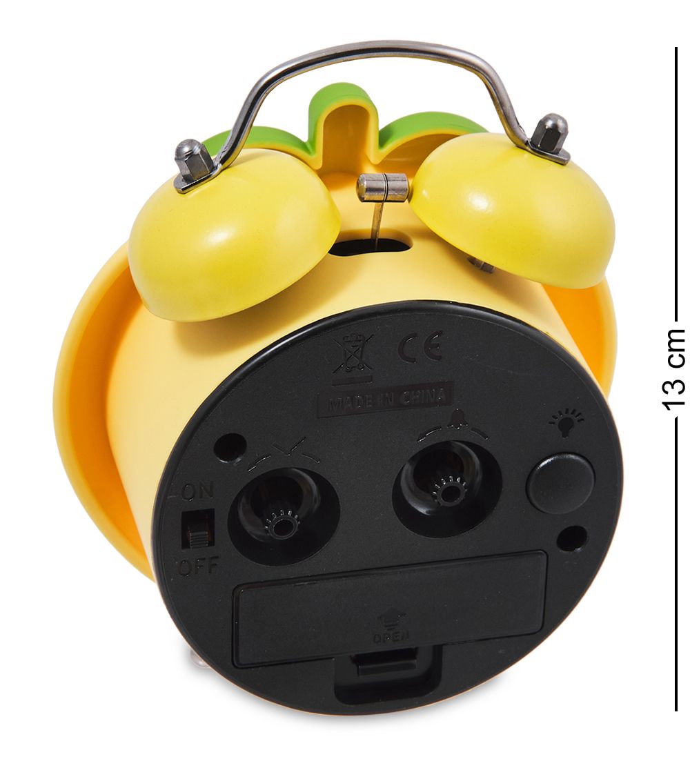 GAEM Art CL-67/2 Будильник «Яблоко» желтый