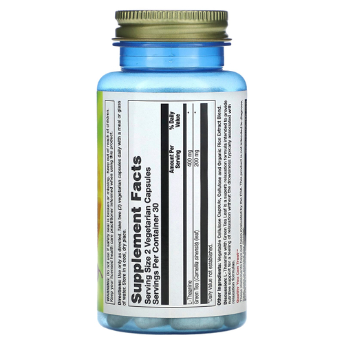 Nature's Life, L-теанин, 60 вегетарианских капсул