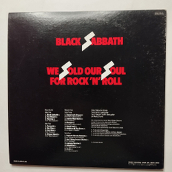 Винтажная виниловая пластинка LP Black Sabbath We Sold Our Soul For Rock N Roll (Japan 1980) (No Obi)