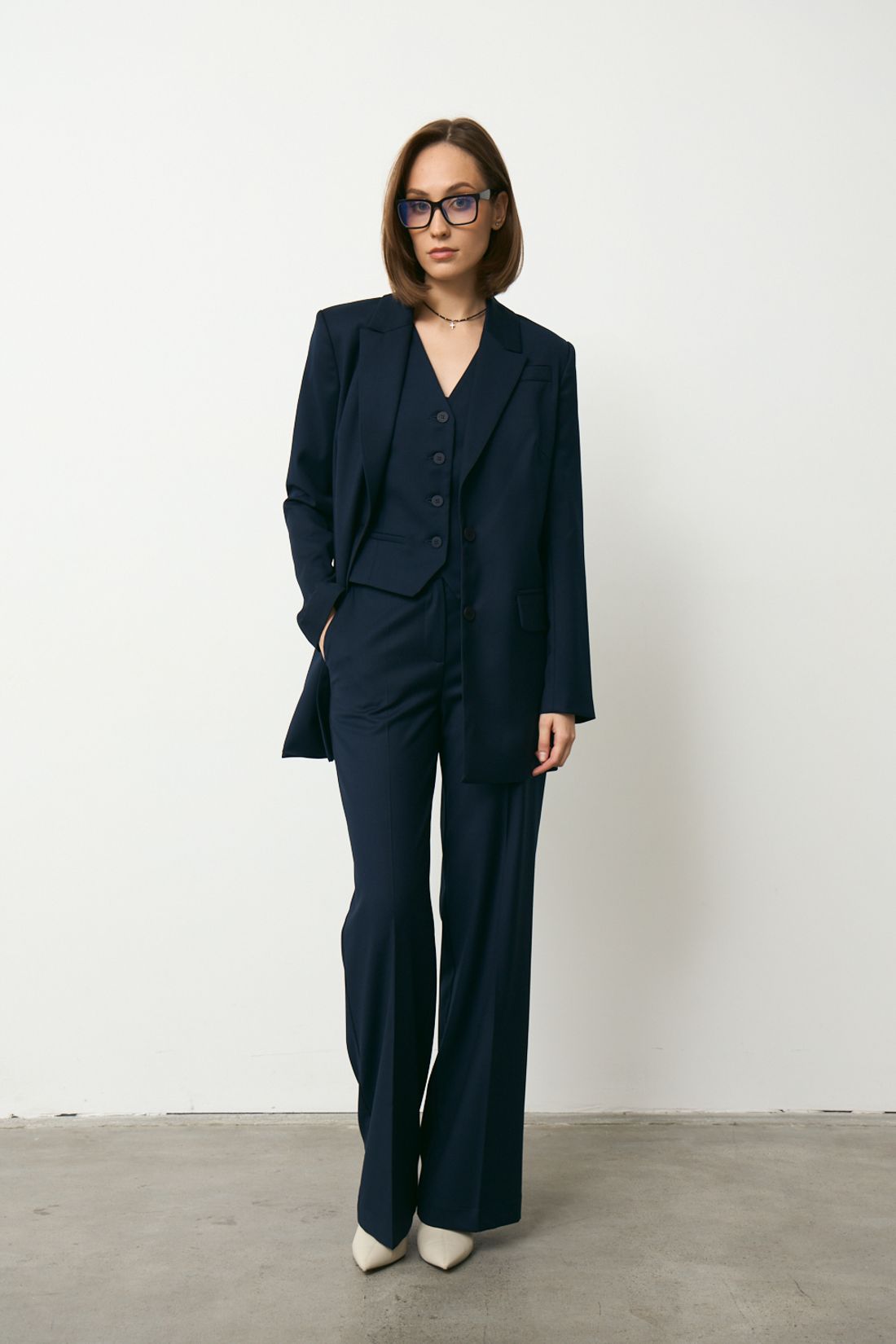 Жакет R3012 темно-синий / 42