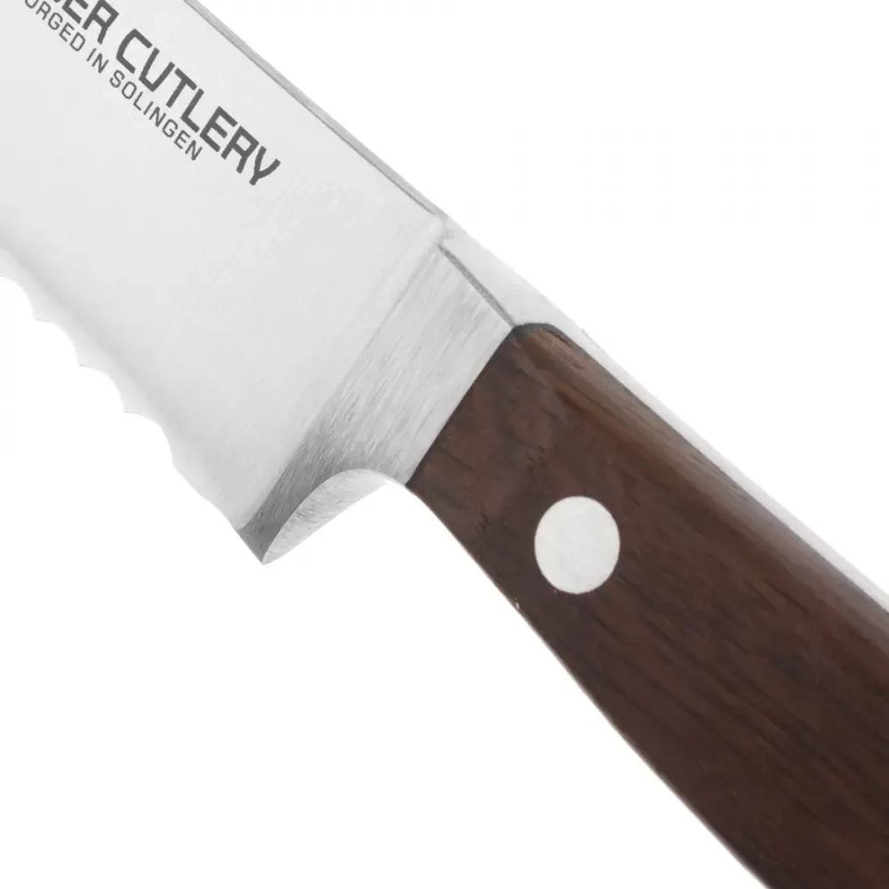 Нож для хлеба 20см Berger Cutlery Classic Smoked Oak