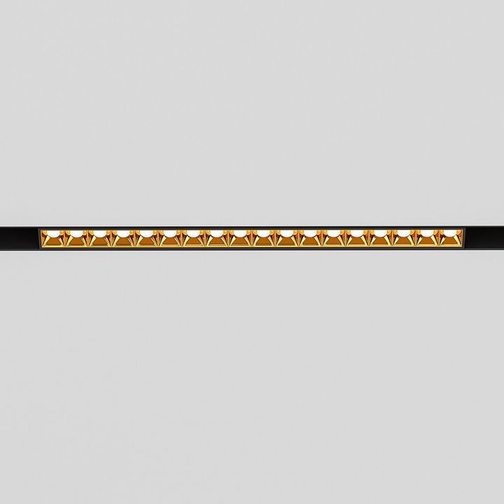 Трековый светодиодный светильник Elektrostandard Slim Magnetic Artas 85104/01 черный/золото a064530
