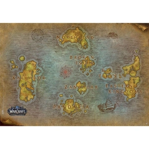 Постер ABYstyle: WORLD OF WARCRAFT: Poster Map (91.5x61)