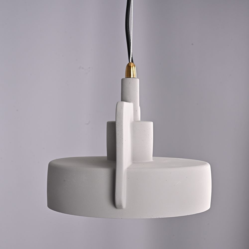 Подвесной бетонный светильник SKOVL A Серый