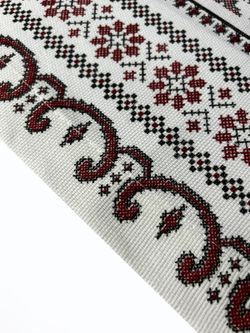 Штора из рогожки Сказка"Русские узоры" 145х180 см 1 шт