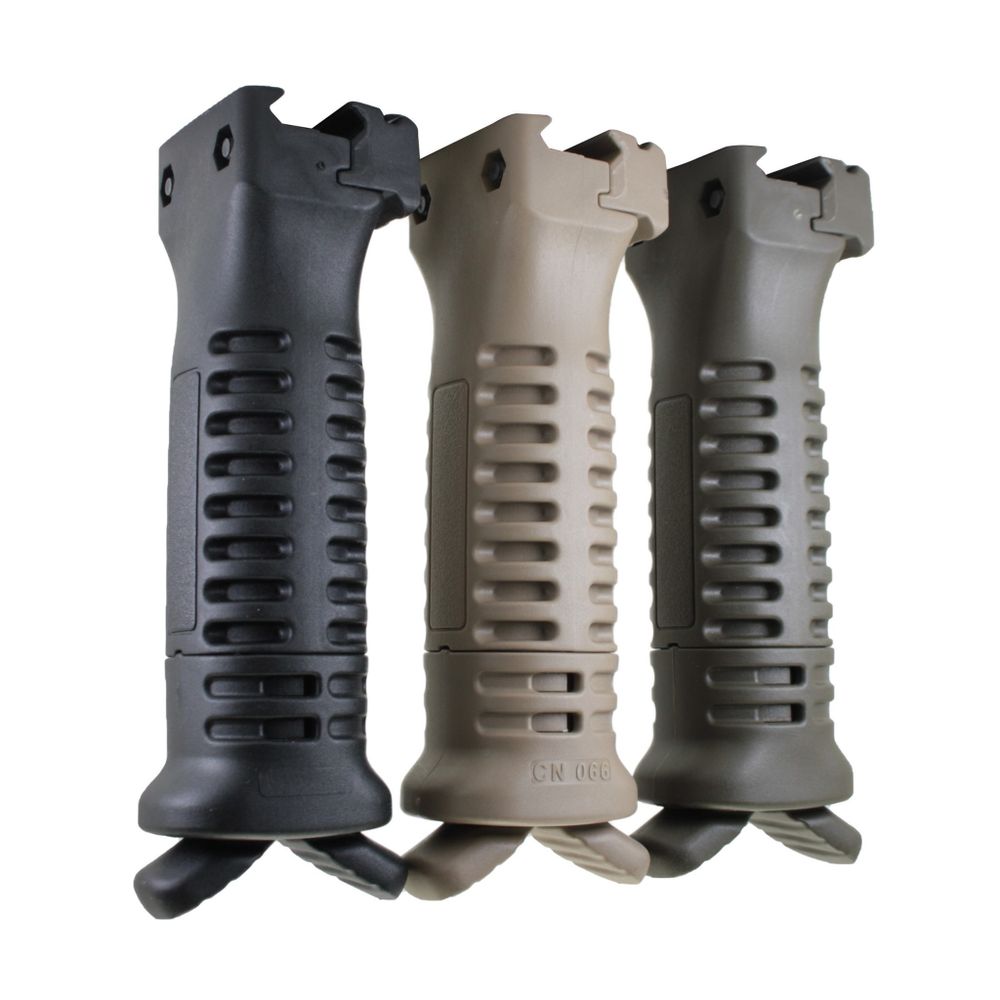 Передняя рукоять с выдвижными сошками. DLG Tactical