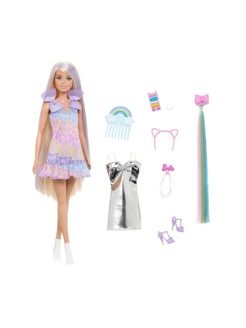 Кукла барби «Волосы Play» Блондинка jct72_УЦЕНКА