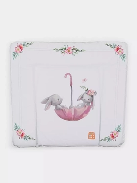 Пеленальный матрасик Топотушки Зайка Акварель 80×71