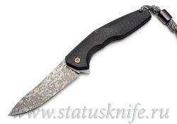 Нож CKF CUSTOM ELF (S35VN, титан-карбон, подшипники)фотография - 2