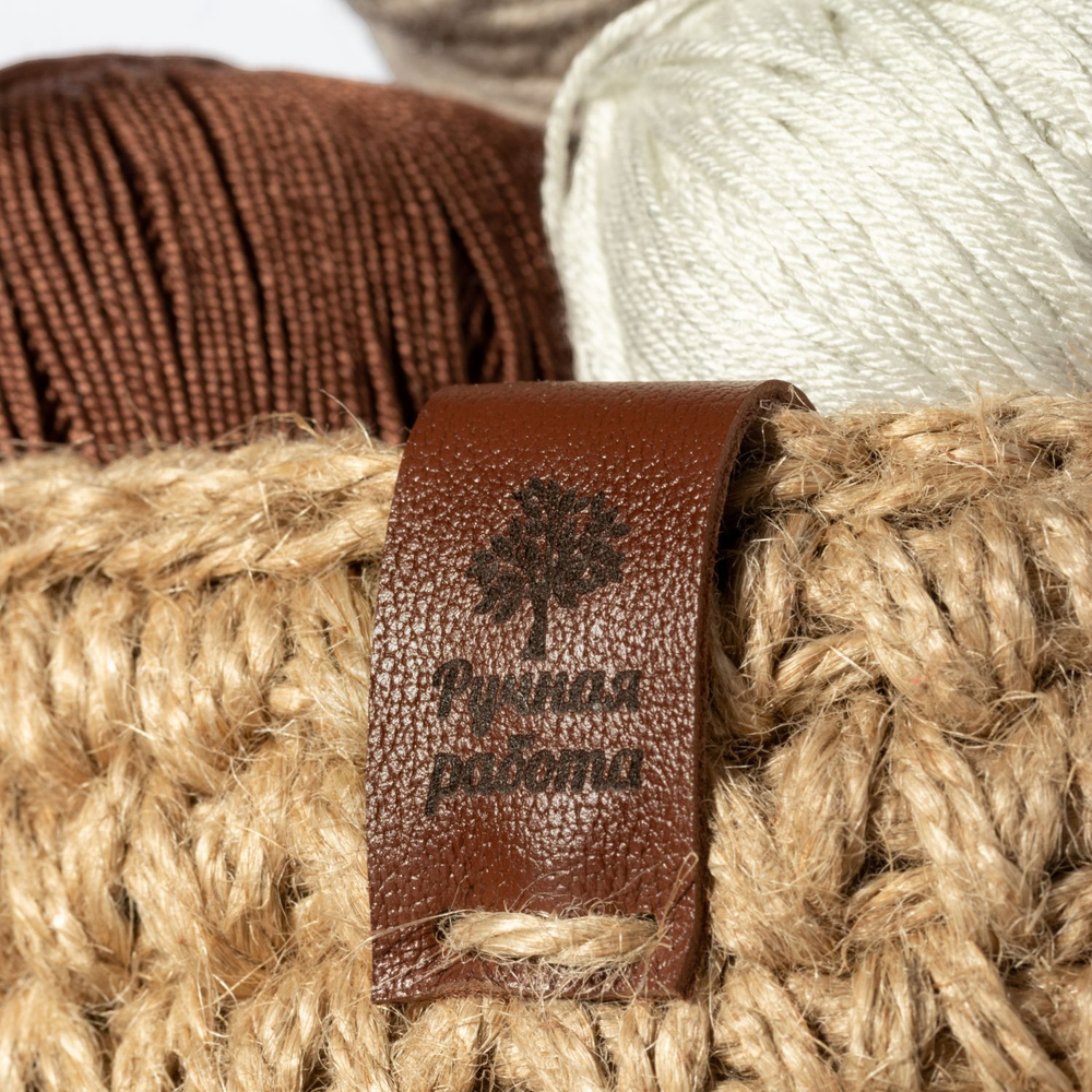 Набор бирок 10шт. Бирки для рукоделия с Вашим логотипом.