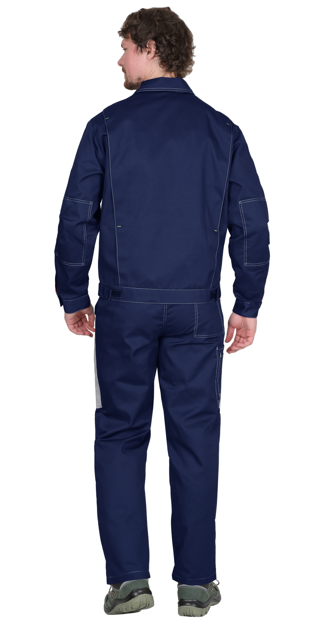 Костюм СИРИУС-ФАВОРИТ куртка, п/к, темно-синий со светло-серым