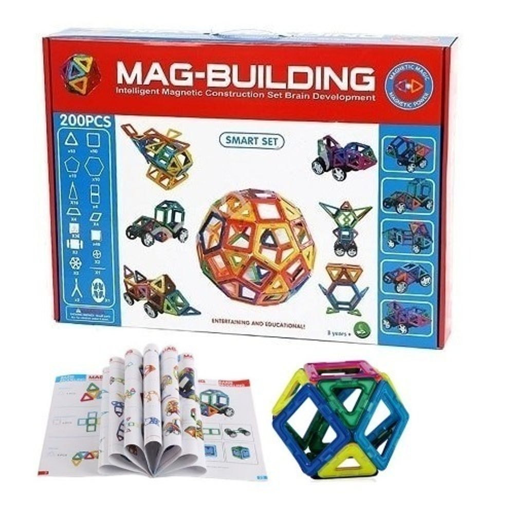 Магнитный конструктор Mag-Building 200 деталей