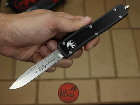 Нож Microtech Ultratech S/E - черная рукоять, стандартный клинок сатин + запчасти RK-386