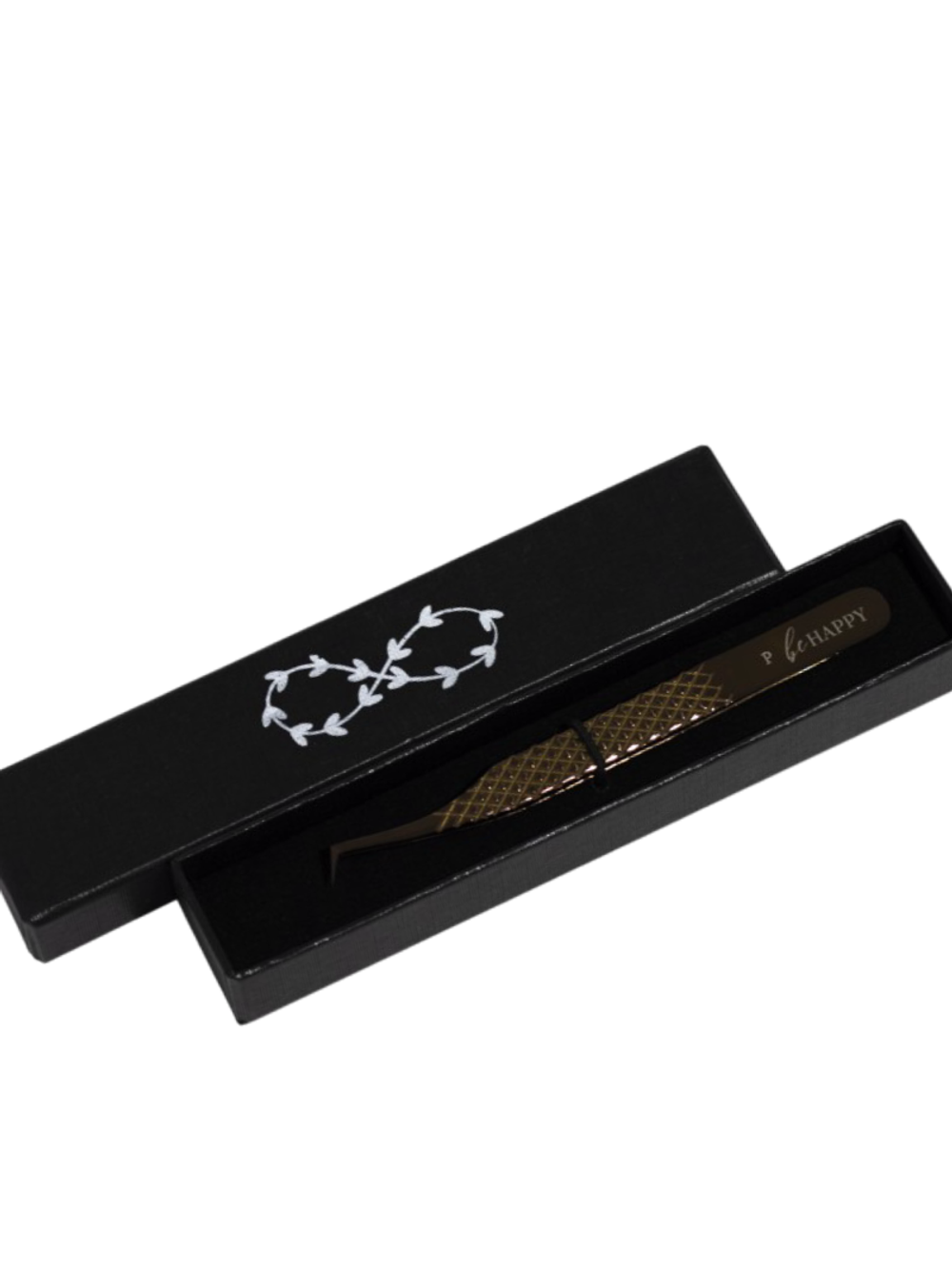 Пинцет Diamond P Rose Gold Be Happy