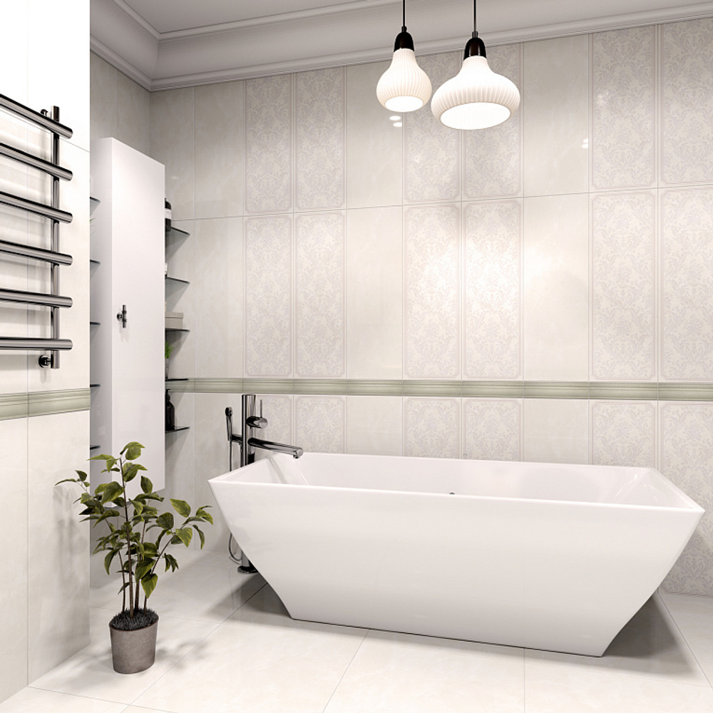 Saphie white decor 01 300х900 (1-й сорт)