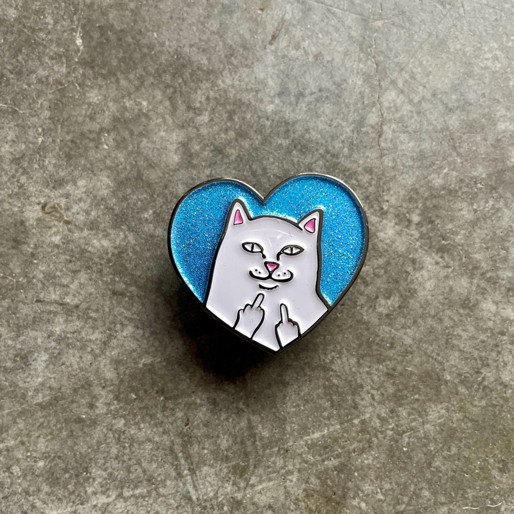 Значок Ripndip I Love Nerm Pin Multi