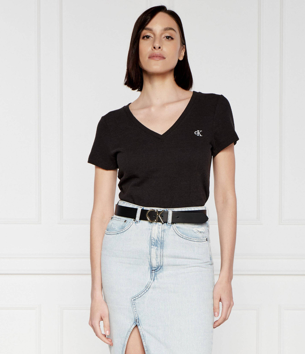 Футболка SLUB CALVIN KLEIN JEANS - черный(J20J223692)