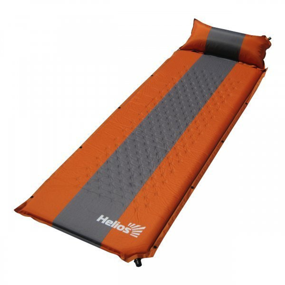 Коврик самонадувающ. Helios с подушкой HS-004Р 170х65х4