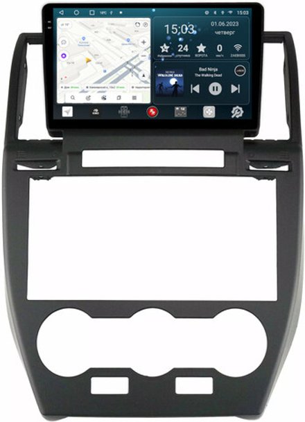 Магнитола для Land Rover Freelander 2006-2012 (монохром экран) - RedPower 023 Android 10, QLED+2K, ТОП процессор, 6Гб+128Гб, CarPlay, SIM-слот