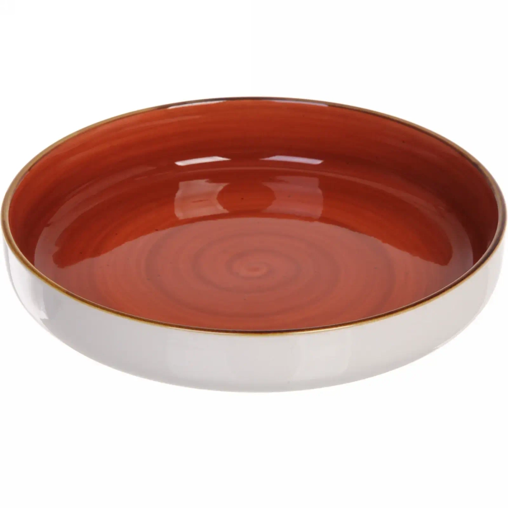 Тарелка керамическая «Corsica orange» 20*4см, глубокая