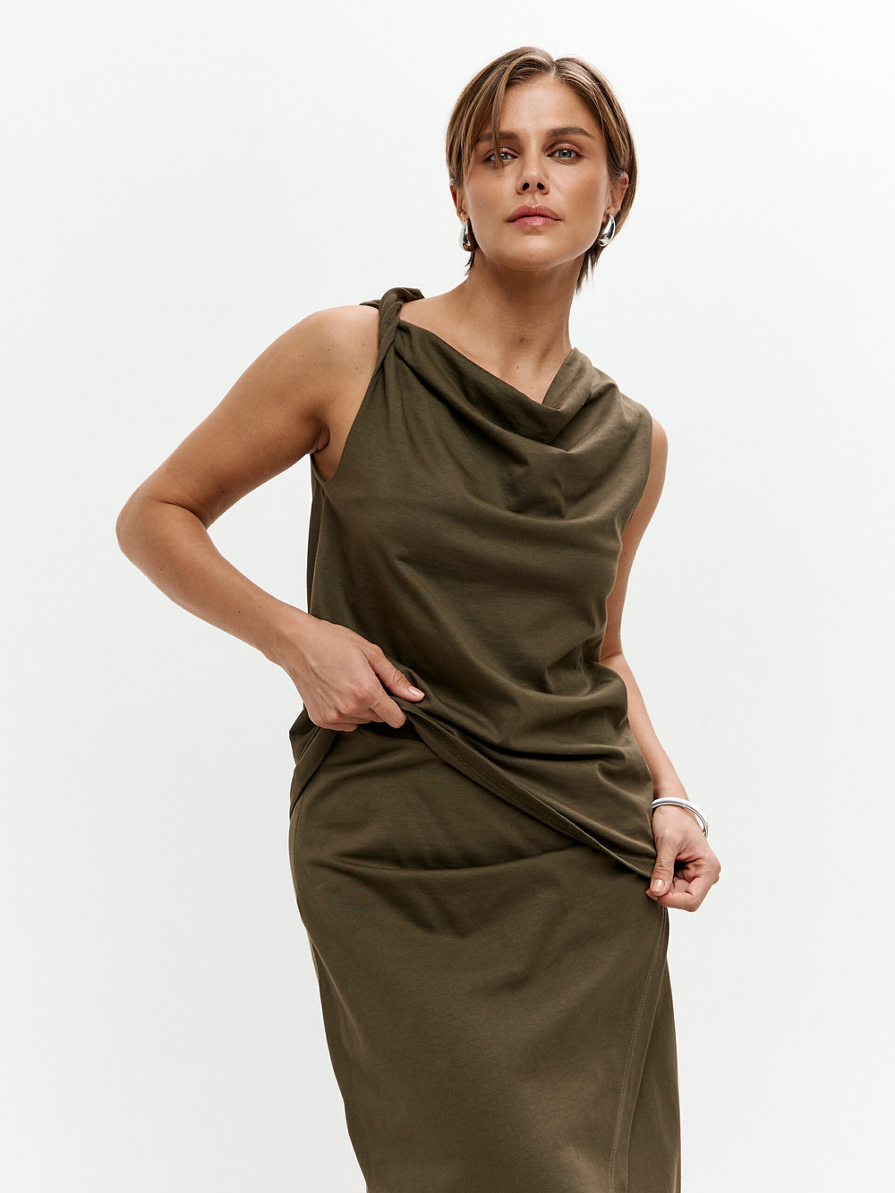 Трикотажный топ