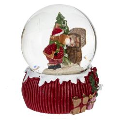 GAEM Фигурка декор в стекл шаре "Мишка/Снеговик/Дед Мороз/Олень", D 6.5 см, L6,5 W6,5 H9 см, 4в.