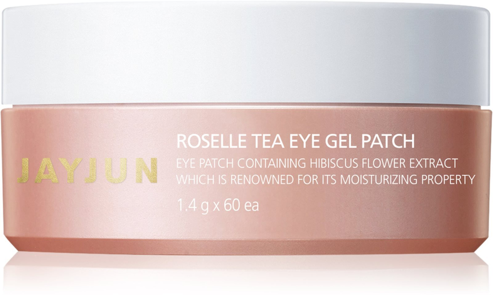 Jayjun Eye Gel Patch Roselle Tea - гидрогелевая маска вокруг глаз против отеков и темных кругов /   60x1,4  g  / GTIN 8809495893553