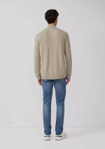 Вязаный свитер из смесовой шерсти с воротником-стойкой s.Oliver