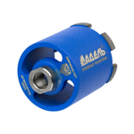 Алмазная коронка бур по бетону и кирпичу 72 мм DIAMOND HIT 525-серия для сверления подрозетников верхнее пылеудаление, хвостовик М16, сухой рез