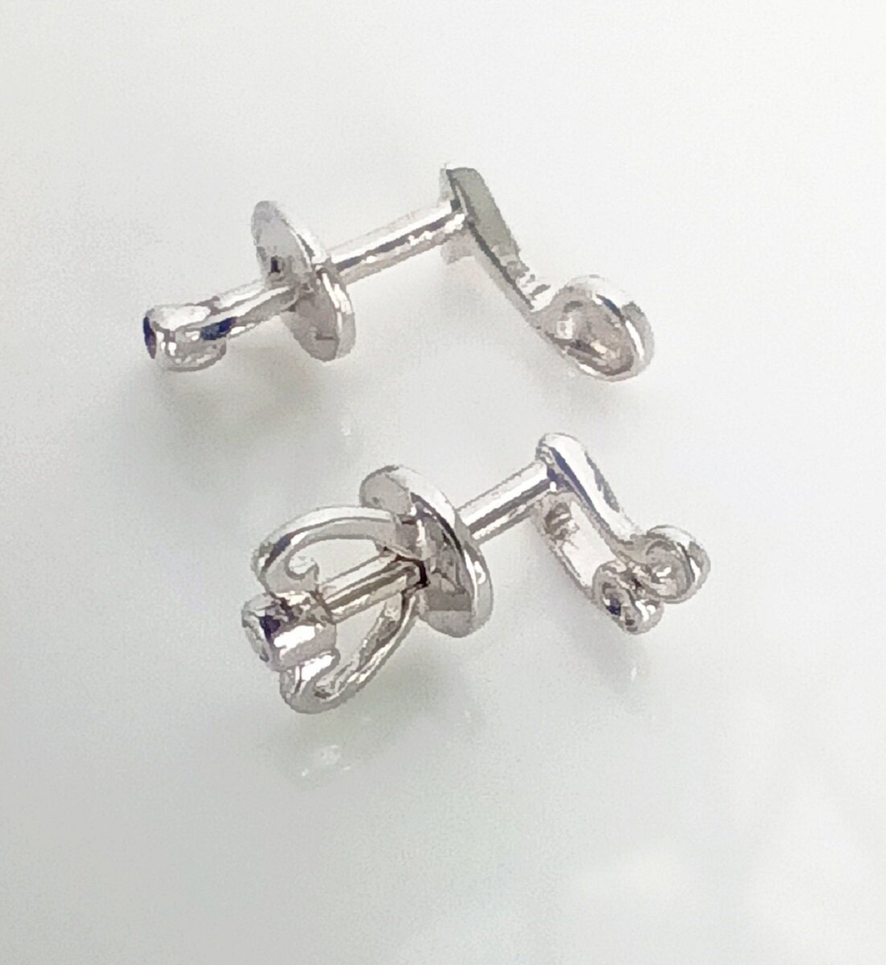 Серьги Эстерелла, серебро, 925 проба, родированные/Ф