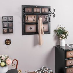 Вешалка настенная Пандора 2 Орех Оберджин Шоколад