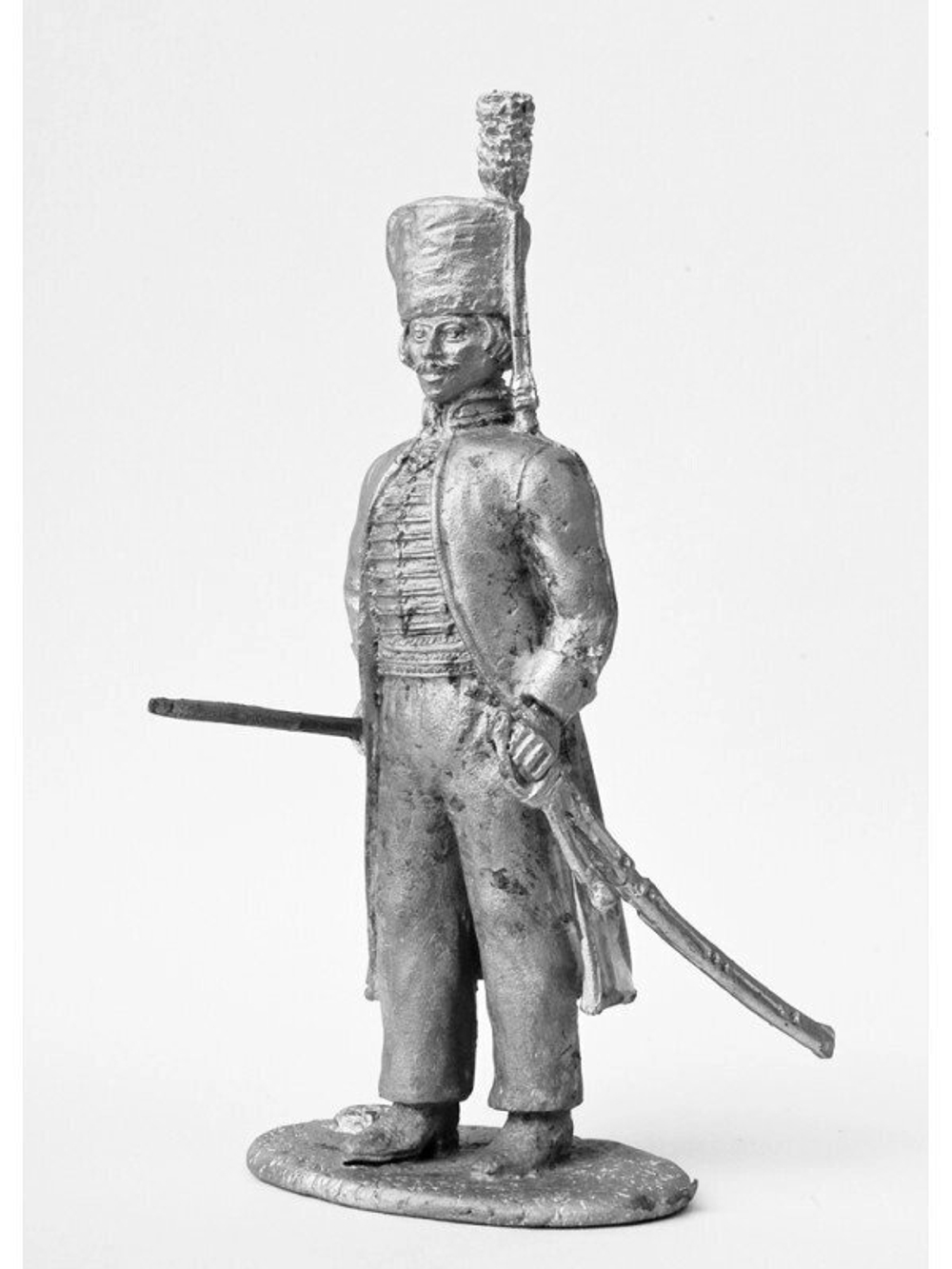 Оловянный солдатик Офицер Чугуевского полка в зимней форме, 1798-1800 г. г.