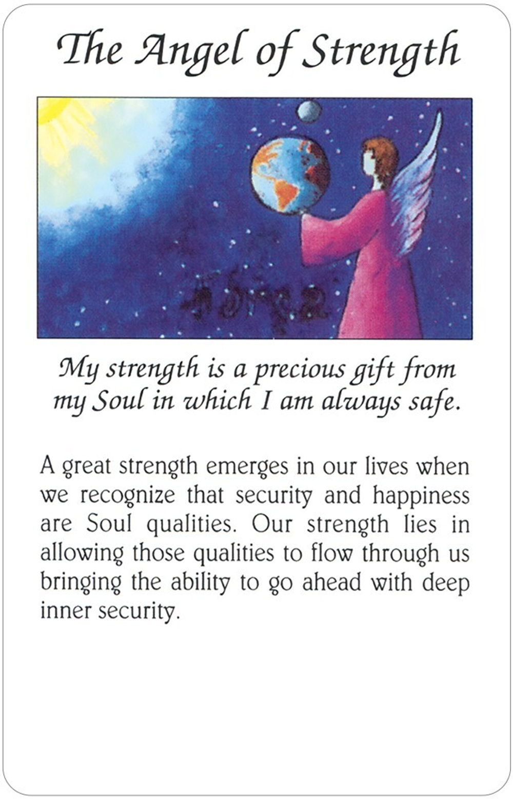 Angel Meditations. 64 illustrated Cards Containing Affirmations & Meditations