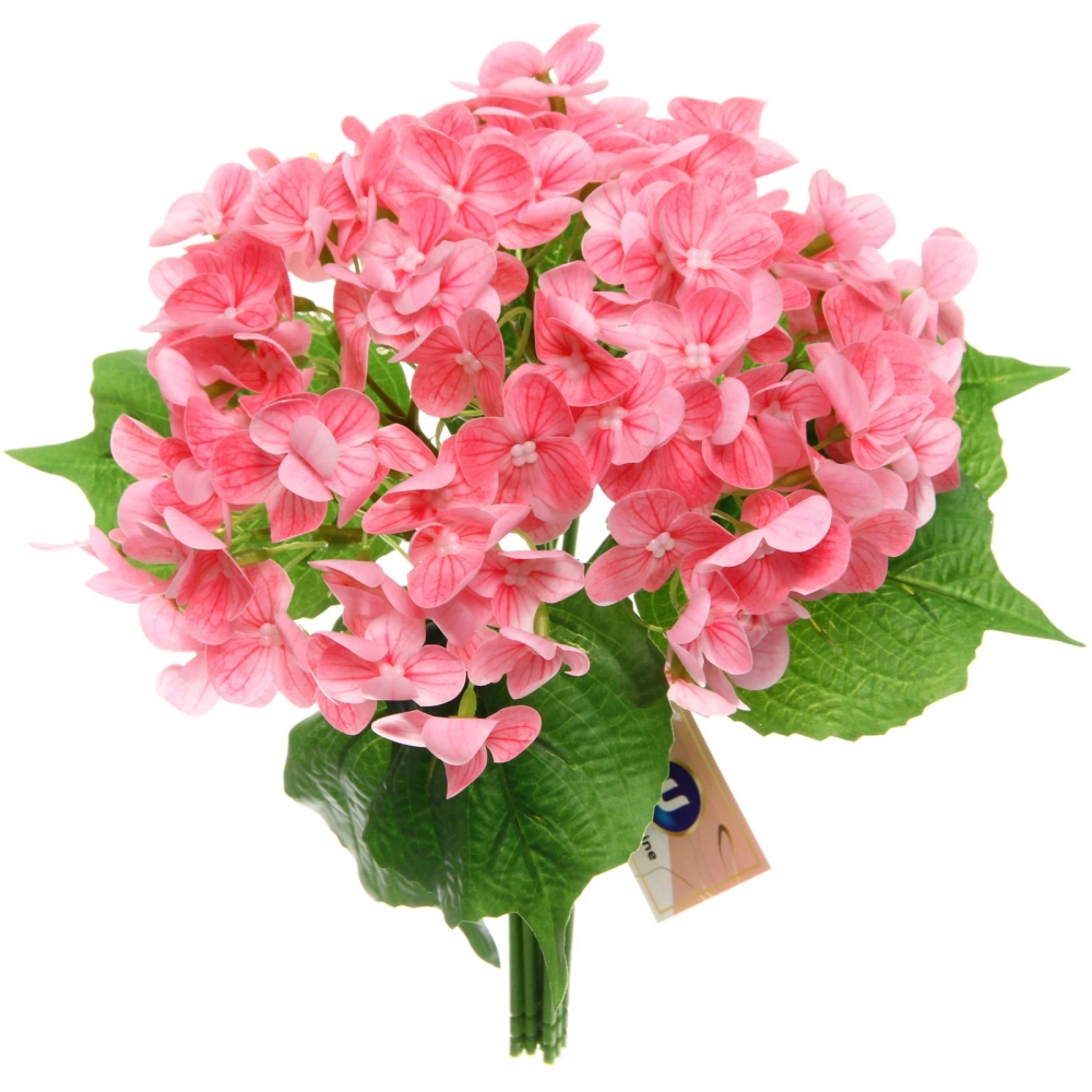 Цветок искусственный «Natur» 28см Гортензия ярко-розовая