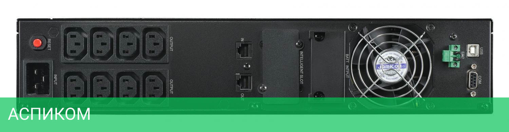 Источник бесперебойного питания Cyberpower 2000VA/1800W черный (OLS2000ERT2U)