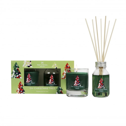 Подарочный набор диффузор и свеча «Oh, Christmas Tree»