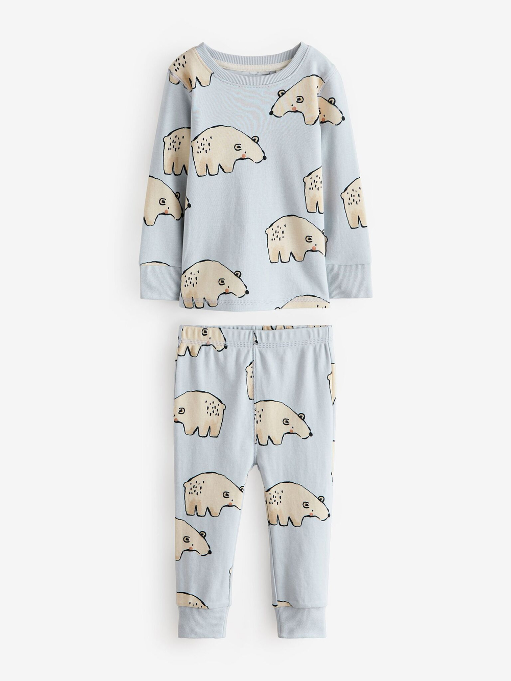 Пижама для мальчика Next B33-882, 3 шт., Бежевый, Голубой