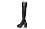 STEVE MADDEN PU Over the knee Boots 10.5cm Women"s Black