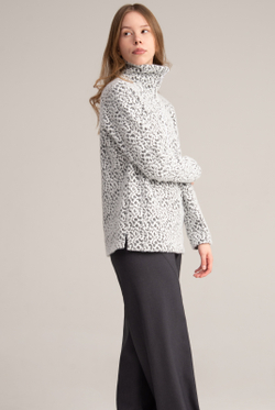 Джемпер женский 4721з, бело-серый #521БС034721з