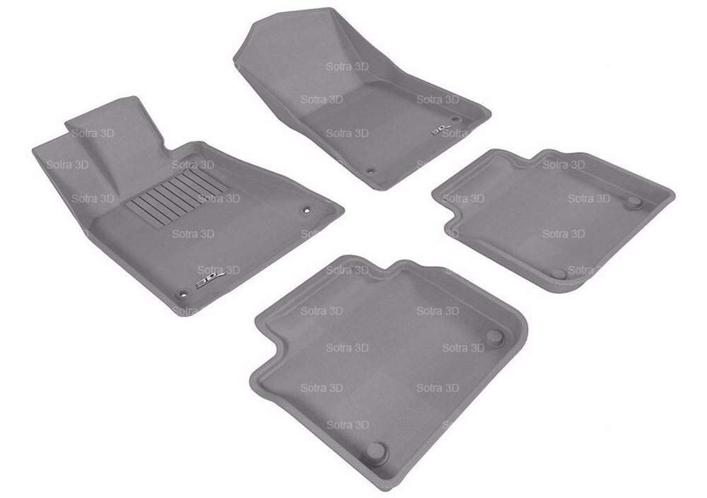 Коврики салона Sotra 3D Lux для Lexus GS250/350/450h RWD 2012- бежевые. Артикул STR74-00221