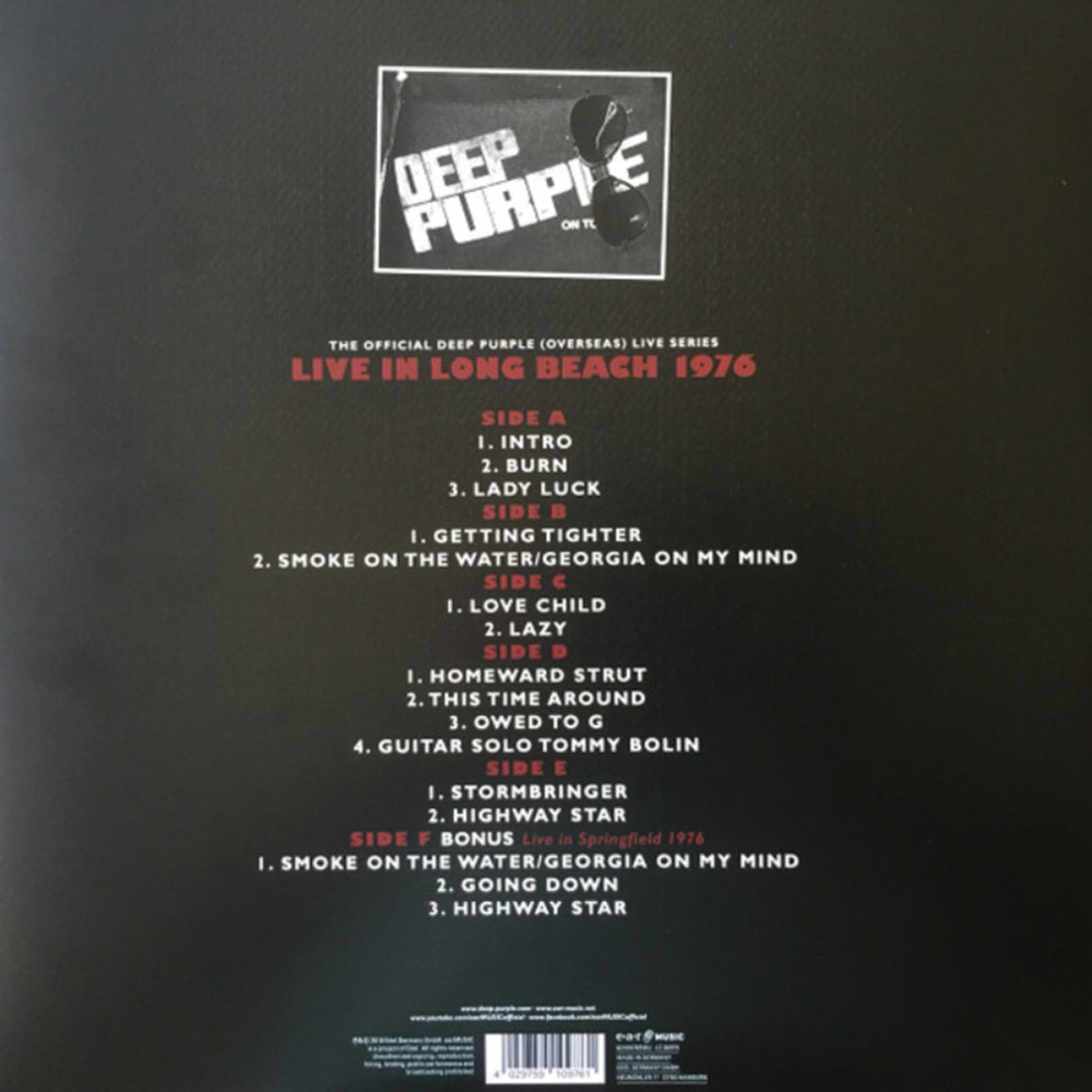 Deep Purple / Long Beach 1976 (3LP)