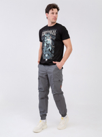 Футболка Варгградъ мужская чёрная «Пляски над городищем»