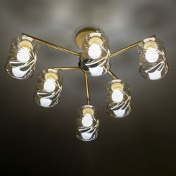 Citilux Клод CL137162 Люстра потолочная Золото