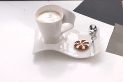 Villeroy & Boch Чашка с блюдцем NewWave Caffe 400 мл для завтрака 10-2484-1210+10-2484-2830
