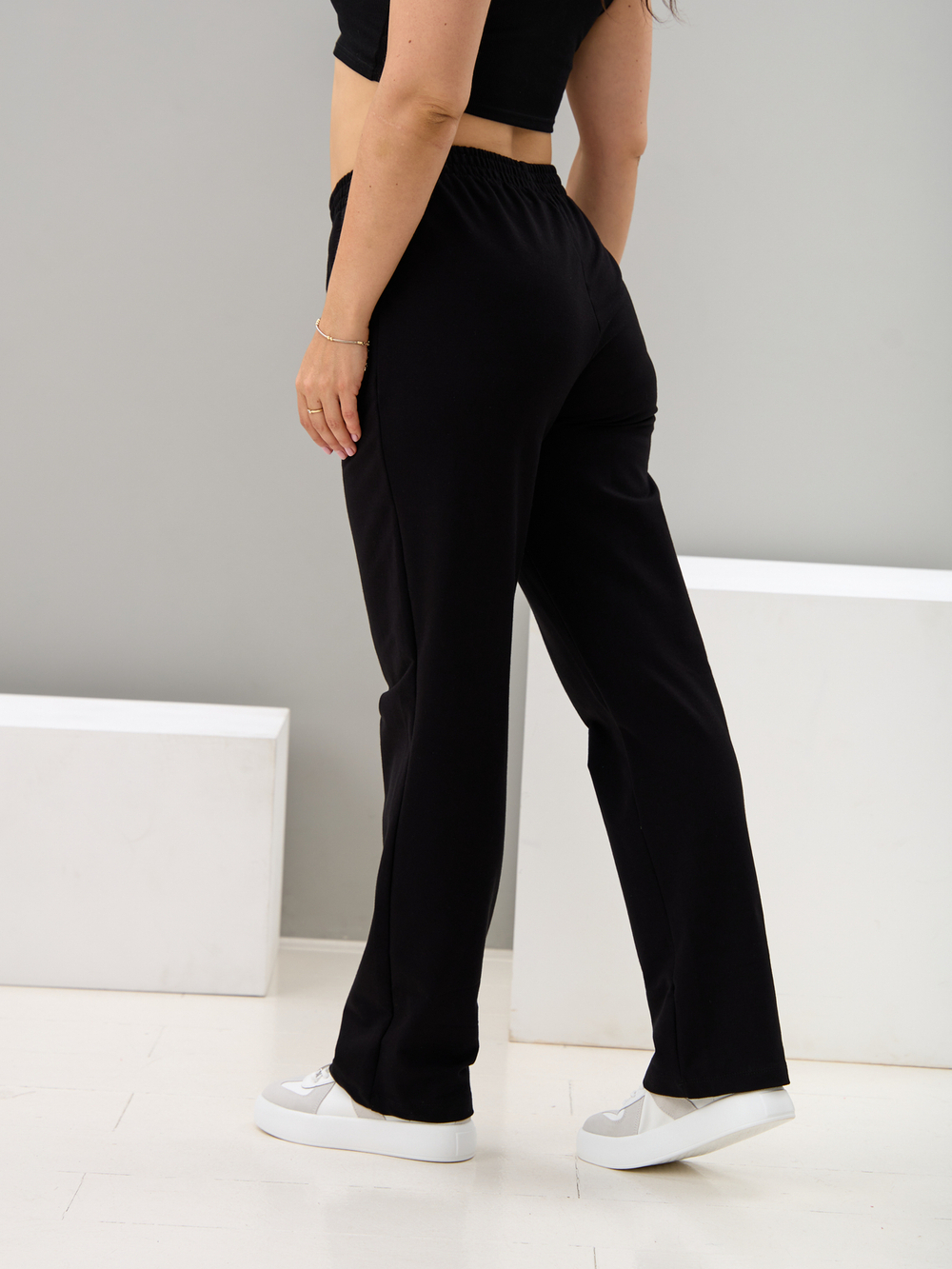 Костюм с брюками КБ-384/черный-п