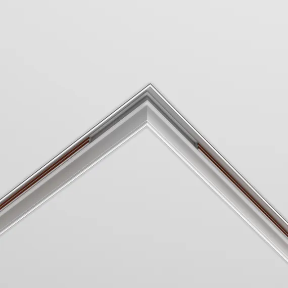 Коннектор угловой 90° Exility встраиваемый под ГКЛ 9,5мм, белый Technical tracl034-42w-r
