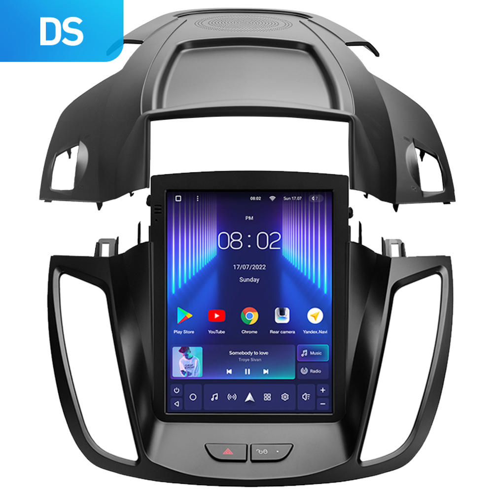 Магнитола для Ford Kuga 2 2013-2019 (любые комплектации) - Teyes TPRO 2 экран 9.7" в стиле "Тесла" на Android 10, ТОП процессор, 4G SIM-слот