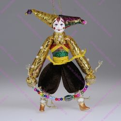 Ёлочная игрушка Клоун Скоморох